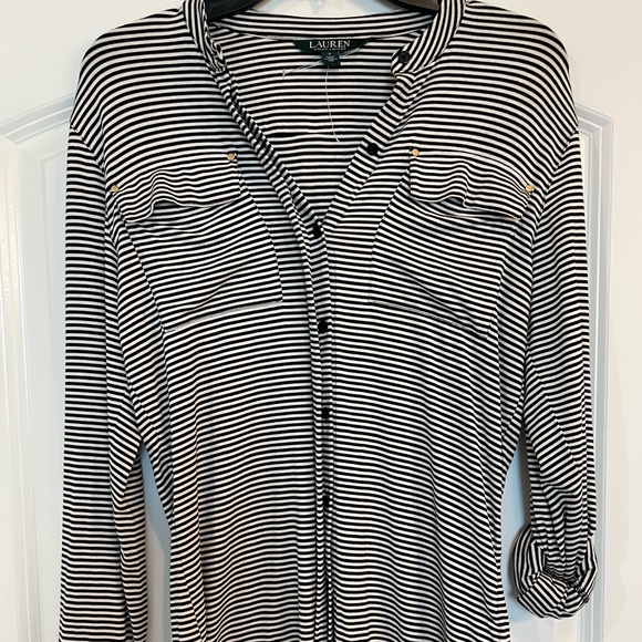 NWOT Lauren Ralph Lauren Jersey Top Size Small - Picture 3 of 7
